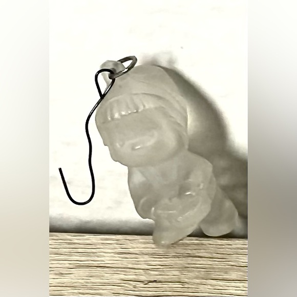 Set of 3 vintage Christmas ornaments and Xmas tree candle - Picture 4 of 5